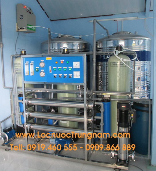  Hệ thống lọc nước tinh khiết RO 1000 -1.250 Lit/h -Đóng bình, đóng chai